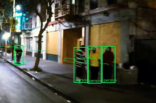 People detection for pedestrian traffic counter